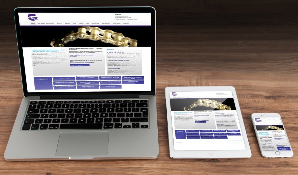 Pro2Pro DuoCMS Editable Website Design based in Telford